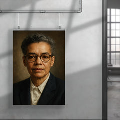 Pauli Murray portrait poster 4