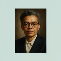 Pauli Murray portrait poster 8