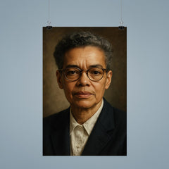 Pauli Murray portrait poster 9
