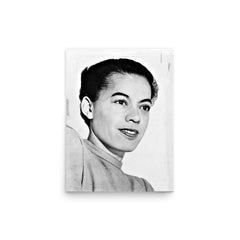 Pauli Murray poster on a plain backdrop in size 12"x16".