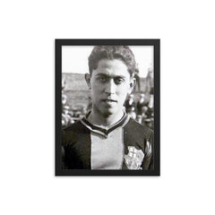 Paulino Alcantara framed print on a plain backdrop in size 12"x16".