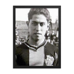 Paulino Alcantara framed print on a plain backdrop in size 18"x24".