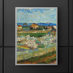 Peach Trees in Bloom by Vincent van Gogh, 1889 poster 5