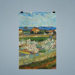 Peach Trees in Bloom by Vincent van Gogh, 1889 poster 9