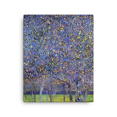 Pear Tree by Gustav Klimt, 1903 canvas print on a plain backdrop in size 16"x20".