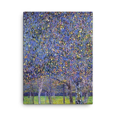 Pear Tree by Gustav Klimt, 1903 canvas print on a plain backdrop in size 18"x24".