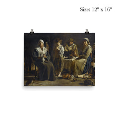 Peasant Family in an Interior by the Le Nain Brothers, c. 1642 poster 3