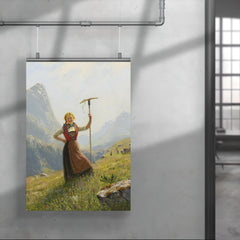 Peasant Girl by Hans Dahl poster 4