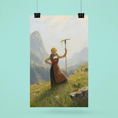 Peasant Girl by Hans Dahl poster 6