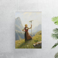 Peasant Girl by Hans Dahl poster 7