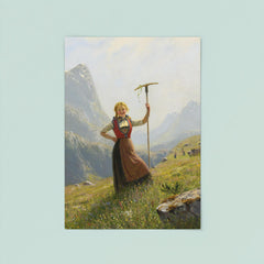 Peasant Girl by Hans Dahl poster 8