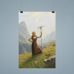 Peasant Girl by Hans Dahl poster 9