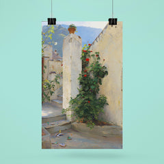 Pelargonium in Bloom by Peter Ilsted, 1891 poster 6