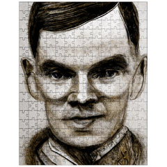 Pencil Sketch Of Alan Turing In The Style Of Leonardo da Vinci jigsaw puzzle