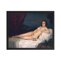 Pepita by Francisco Soria Aedo framed print on a plain backdrop in size 16"x20".