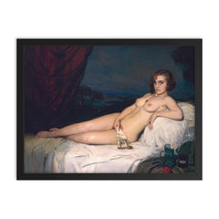 Pepita by Francisco Soria Aedo framed print on a plain backdrop in size 18"x24".