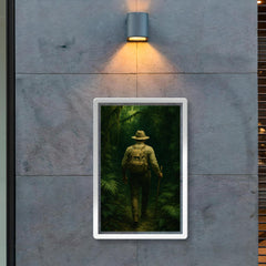 Percy Fawcett entering Amazonian green darkness poster 2