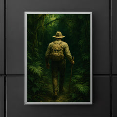 Percy Fawcett entering Amazonian green darkness poster 5