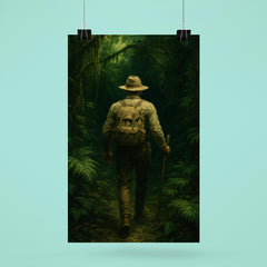 Percy Fawcett entering Amazonian green darkness poster 6