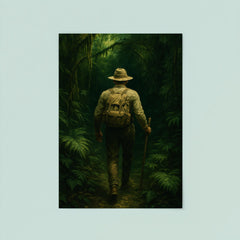 Percy Fawcett entering Amazonian green darkness poster 8