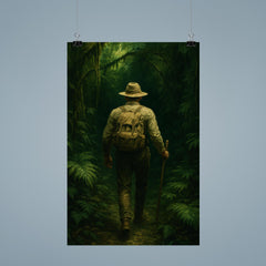 Percy Fawcett entering Amazonian green darkness poster 9