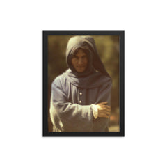 Percy MacKaye as Alwyn the Poet, Autochrome, 1913 framed print on a plain backdrop in size 12"x16".