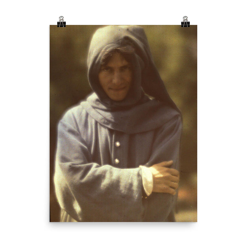 Percy MacKaye as Alwyn the Poet, Autochrome, 1913 poster on a plain backdrop in size 8