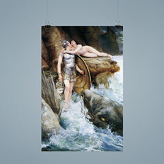 Perseus and Andromeda by Charles Napier Kennedy poster 9