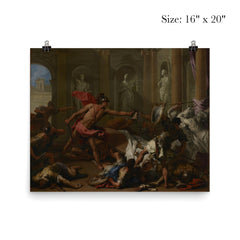 Perseus Confronting Phineus with the Head of Medusa by Sebastiano Ricci poster 2