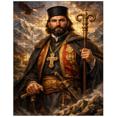Petar II Petrovic Njegos mountain prince bishop portrait jigsaw puzzle
