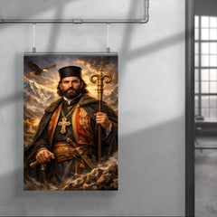 Petar II Petrovic Njegos mountain prince bishop portrait poster 4