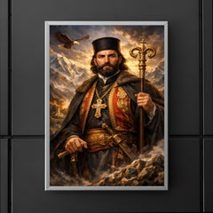Petar II Petrovic Njegos mountain prince bishop portrait poster 5