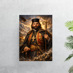 Petar II Petrovic Njegos mountain prince bishop portrait poster 7