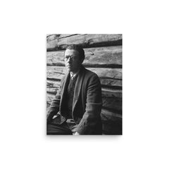 Peter Wessel Zapffe poster on a plain backdrop in size 12"x16".