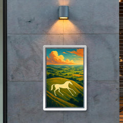 Pewsey White Horse England poster 2