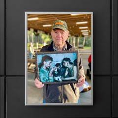 Pfc Faris Tuohy Holding a Photo After Battle on Eniwetok Atoll, 1944 poster 5