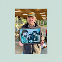 Pfc Faris Tuohy Holding a Photo After Battle on Eniwetok Atoll, 1944 poster 8