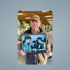 Pfc Faris Tuohy Holding a Photo After Battle on Eniwetok Atoll, 1944 poster 9