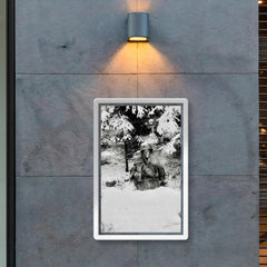 Pfc George A. Guckenberger in Foxhole, 506th PIR, 101st Airborne Division, Siege of Bastogne, January 14, 1945 poster 2