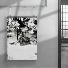 Pfc George A. Guckenberger in Foxhole, 506th PIR, 101st Airborne Division, Siege of Bastogne, January 14, 1945 poster 4