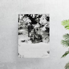 Pfc George A. Guckenberger in Foxhole, 506th PIR, 101st Airborne Division, Siege of Bastogne, January 14, 1945 poster 7