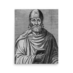 Philo of Alexandria poster on a plain backdrop in size 16"x20".