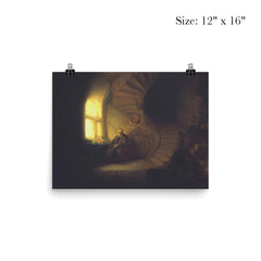 Philosopher in Meditation by Rembrandt van Rijn poster 3