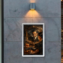 Pierre Drieu La Rochelle mirror and pistol poster 2