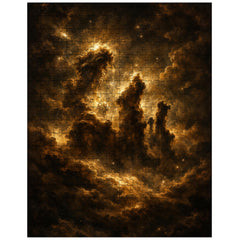 Pillars of Creation in baroque chiaroscuro jigsaw puzzle