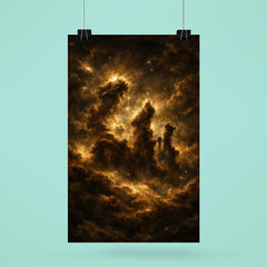 Pillars of Creation in baroque chiaroscuro poster 6