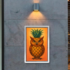 Pineappowl (a pineapple crossed with an owl, obviously) poster 2