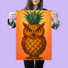 Pineappowl (a pineapple crossed with an owl, obviously) poster 3