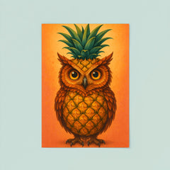 Pineappowl (a pineapple crossed with an owl, obviously) poster 8
