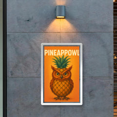 Pineappowl (an owl crossed with a pineapple) poster 2